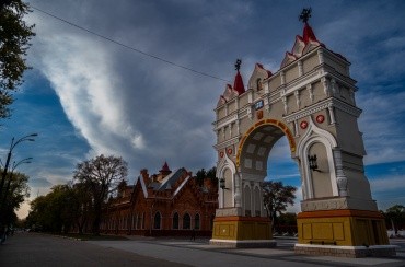 Триумфальная арка г. Благовещенск