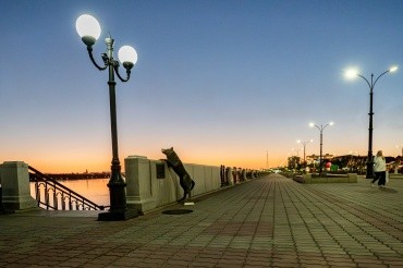 Памятник собаке Дружок г. Благовещенск