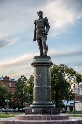 Памятник Н. Н. Муравьеву-Амурскому г. Благовещенск