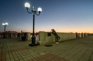 Памятник собаке Дружок г. Благовещенск