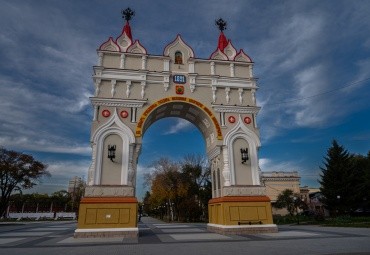 Триумфальная арка г. Благовещенск