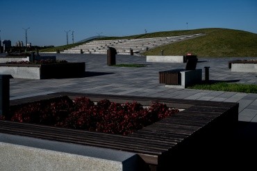 Амфитеатр на Набережной, Флагшток г. Благовещенск