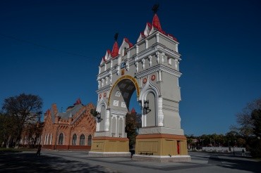 Триумфальная арка г. Благовещенск